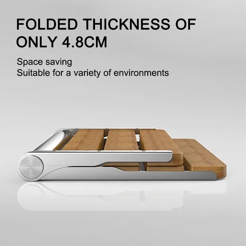 Ванная комната сиденье для душа настенный складной стул сиденья для душа табурет туалет душевая скамья деревянная подставка для ног для купания экономия места