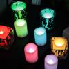CANDLE CHOICE Set of 6 Color Changing Flameless Votive Candles with Remote and Timer