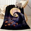 Christmas Nightmare Blanket Soft Warm Cozy Great for Livingroom Sofa Couch Four Seasons Multipurpose Playful Design