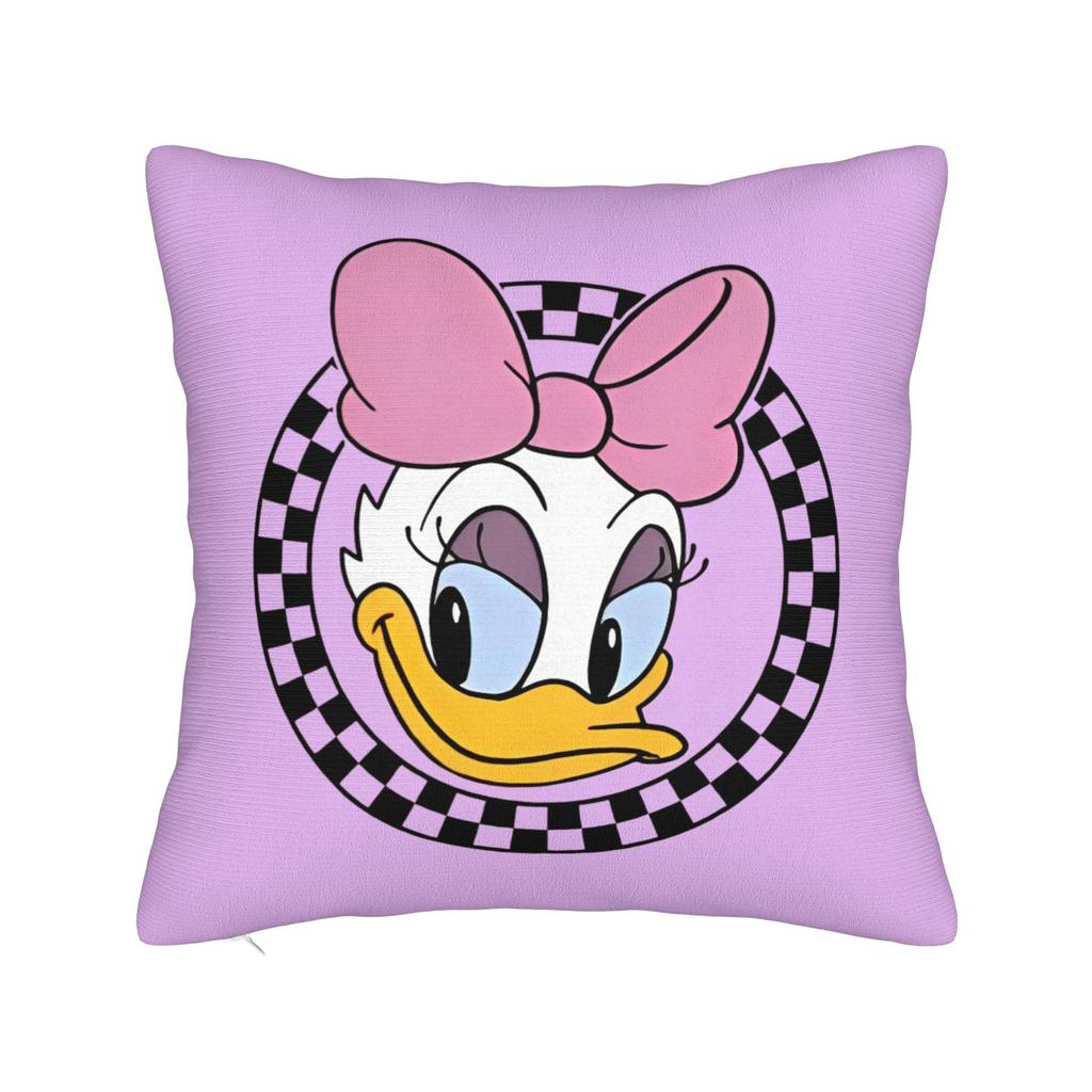 Квадратные Наволочки Микки и Минни Маус Мультяшные Наволочки на Подушку-Луну Потрясающая Декоративная Наволочка на Молнии для Дивана
