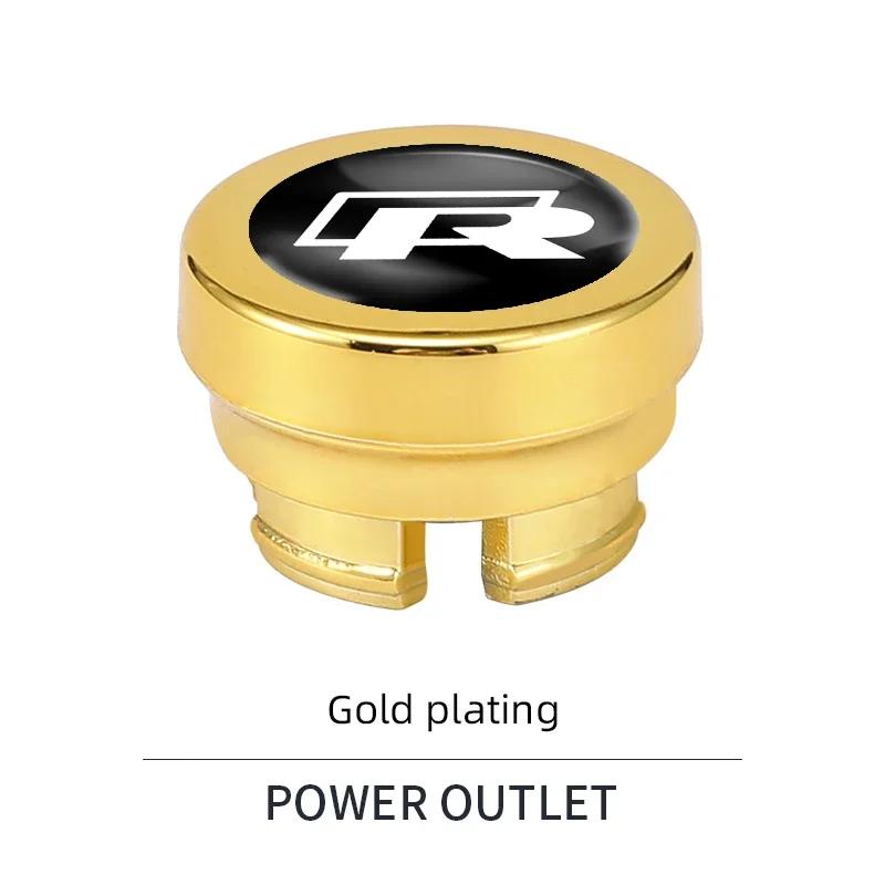 hijk1 ·Car Cigarette Lighter Dust Cover Trim Cap Auto Accessories For VW GTI Polo Golf Passat Tiguan Arteon Touareg CC Taigo Caddy