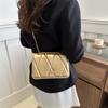Трендовая женская сумка 2025 новая ромбовидная PU сумка кроссбоди универсальная сумка под мышкой женская плечевая маленькая квадратная сумка