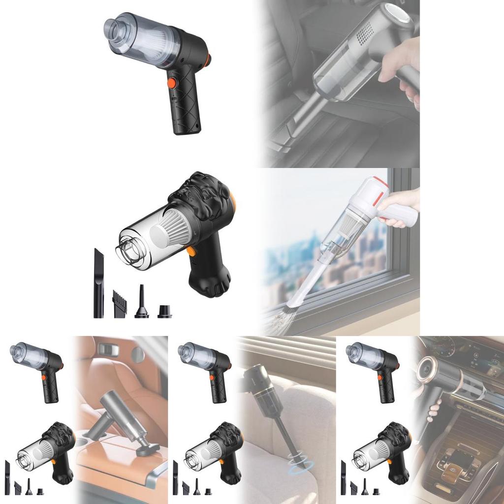 Wireless Car Vacuum With High Power And Dust Container For Car Interior Maintenance