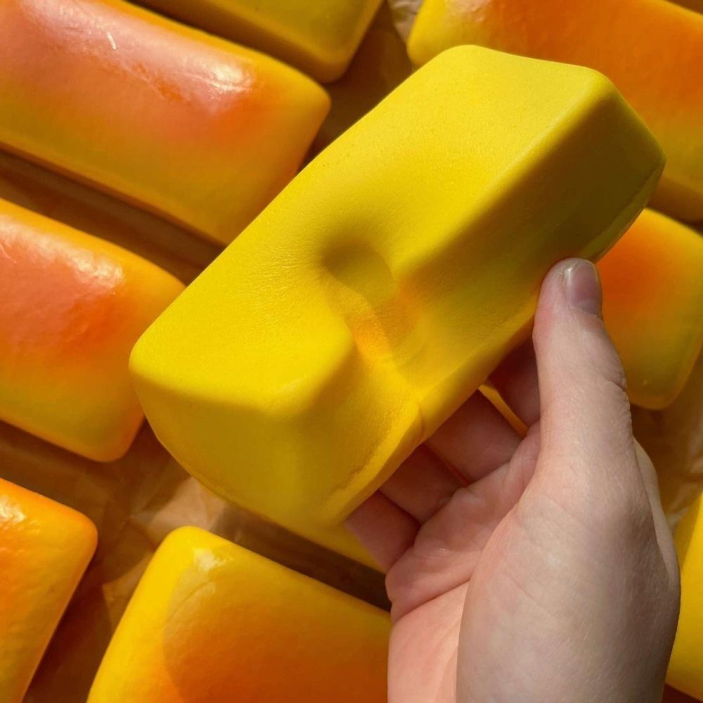 Новая игрушка-пищалка SoftBread, игрушка для снятия стресса с медленным подъемом, игрушка для расслабления рук