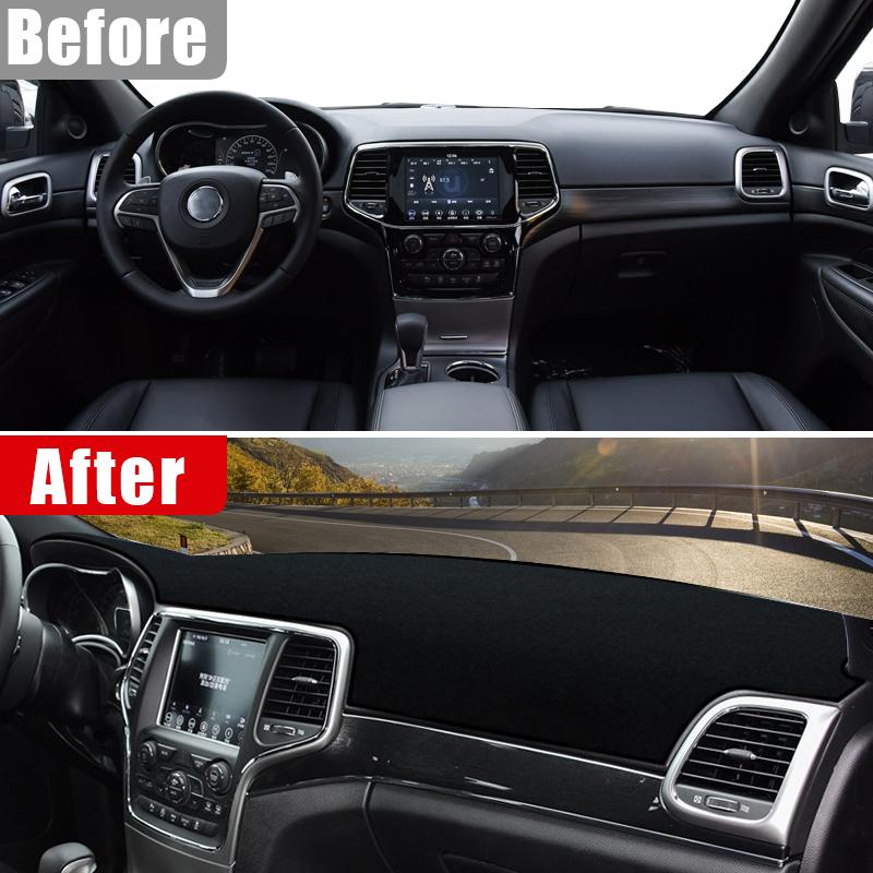 Накладка на панель приборов для Jeep Grand Cherokee WK2 2011 - Коврик от бликов 2013 2014 2016 2017 2018 Аксессуары