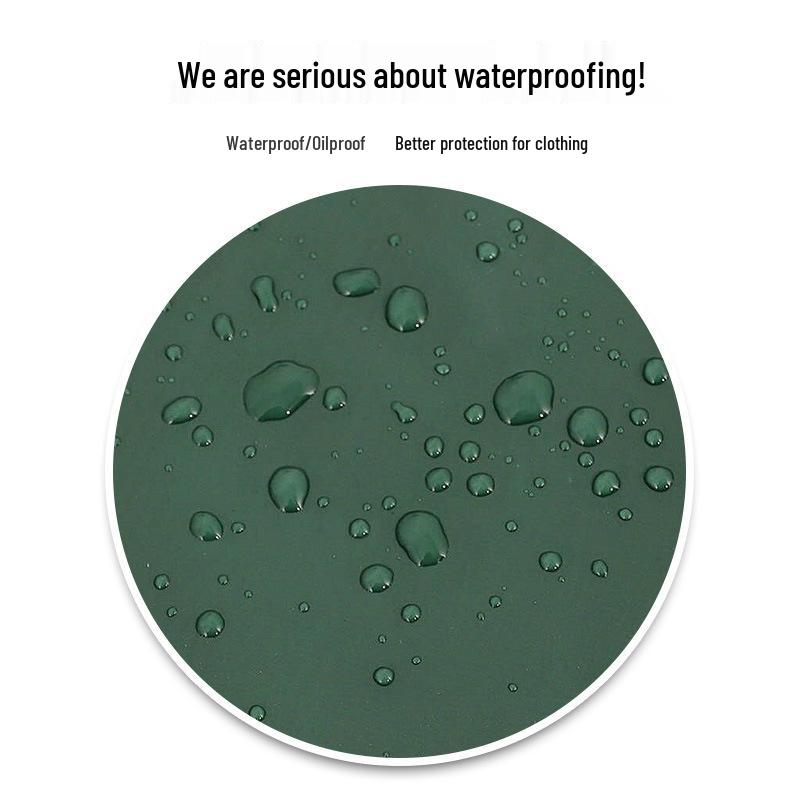 Водонепроницаемый и маслостойкий ПВХ фартук с логотипом и поясным ремнем для кухни и общественного питания