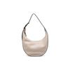 Le Roseau Essential 28 Тисненый логотип Застежка-молния Телячья кожа Полумесяц Сумка через плечо Средний Женская сумка через плечо Миндальный 10218968266