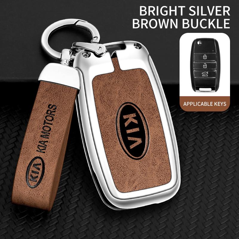 BTSOM1 Metal Car Key Case Cover Shell Fob For KIA RIO 3 K2 K3 K4 K5 Sportege Picanto Optima Soul Ceed Sorento Forte Stinger Cerato