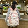 Female Student Bag Bear Printed Backpack Travel Backpack