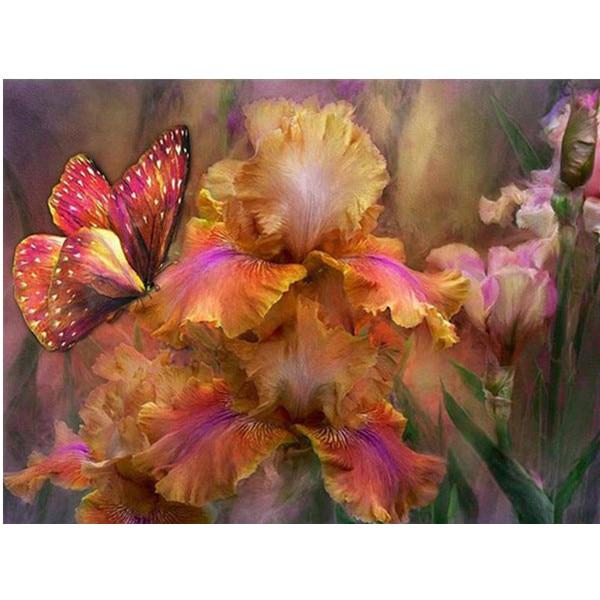 5D DIY Полный Круглый Алмазная Картина Цветочная Ваза Алмазная Картина Вышивка Крестом Алмазная Вышивка