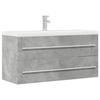 VidaXL Sink Cabinet Concrete Grey 100x38.5x48 Cm Chipboard, Bathroom Vanity Unit, Bathroom Furniture, Furniture 856233