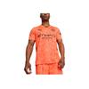 Puma Футболка мужская вратарская Manchester 24/25 с круглым вырезом и коротким рукавом, оранжево-красная 775107-36