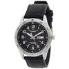 Men's Stainless Steel Quartz Cloth Strap, Black, 22 Casual Watch (Model: MTP-S120L-1AVCF)