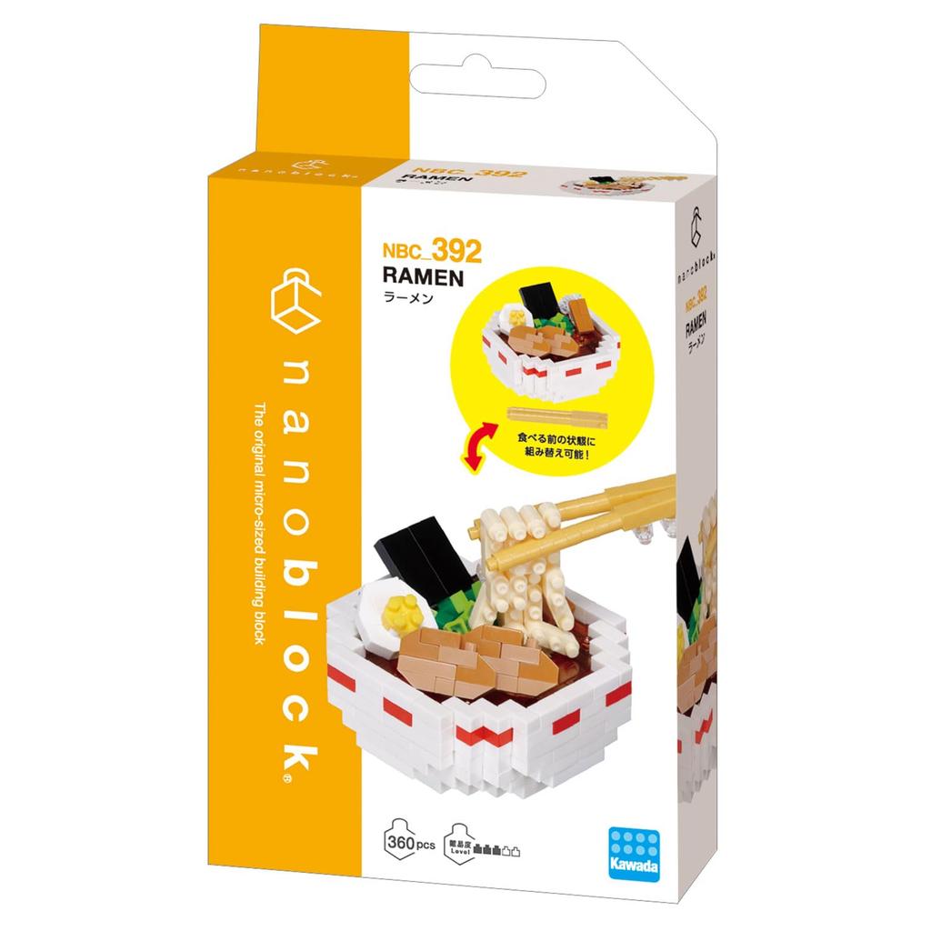 Kawada Nanoblock Рамен 3 x x 18 Возраст 12+ и Интерьер NBC_392, 10,5 см, вверх, Декорация, Хобби, NBC_392
