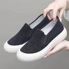 Spring and Autumn Old Beijing New Women's Shoes Flat Bottom Shallow Mouth One Pedal Fisherman Shoes