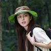 Color Matching Western Cowboy Hats Waterproof Panama Hat Hiking Denim Bucket Hat  Women Girls