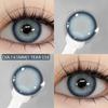 Цветные контактные линзы AMARA для глаз, голубые глаза, зеленые линзы, корейские модные серые линзы для больших глаз, линзы 14,5 мм, ежегодно, 2 шт./пара