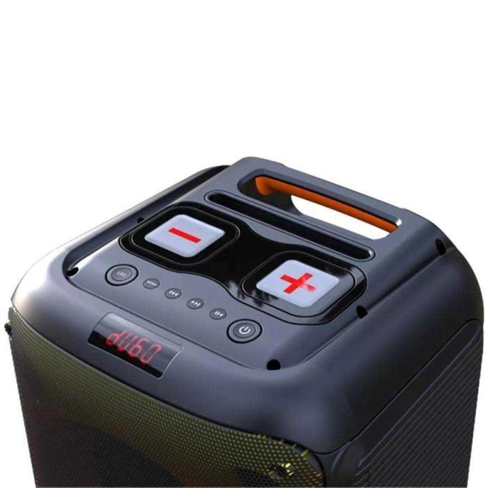 Enceinte Bluetooth - Denver - Puissante - Woofer 8 Pouces - Portable - TWS-AUX-USB