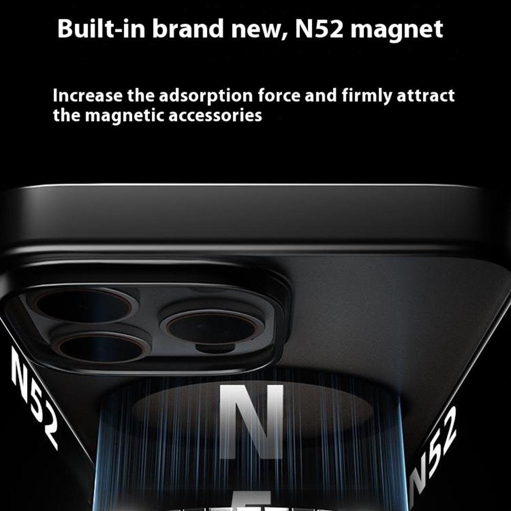 For iPhone 16 Pro Case Compatible with MagSafe Matte PC Back Cover