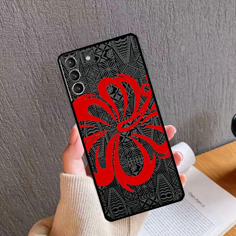 Polynesian Pattern Design Phone Case For Samsung Galaxy S26 S25 S24 S20 S21 S22 S23 Ultra S10 Plus S24 FE S25 FE Cover