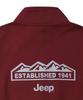 JEEP [360G] Толстовка с полумолнией и логотипом M (Jr5Tsu838Bg)