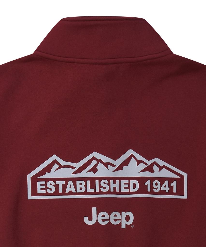 JEEP [360G] Толстовка с полумолнией и логотипом M (Jr5Tsu838Bg)