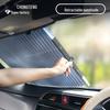 Автоматический выдвижной автомобильный солнцезащитный козырек на лобовое стекло для теплоизоляции и защиты от солнца