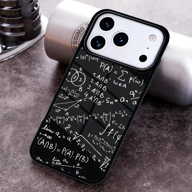 Physics Math Formula Equation soft Phone Case for iPhone 17 16 15 Pro Max Air 14 13 12 11 Plus Shockproof Capa Cover