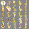50 Giraffe Doodle Cartoon Cute Animal Children's DIY Skateboard Water Cup Luggage Stickers