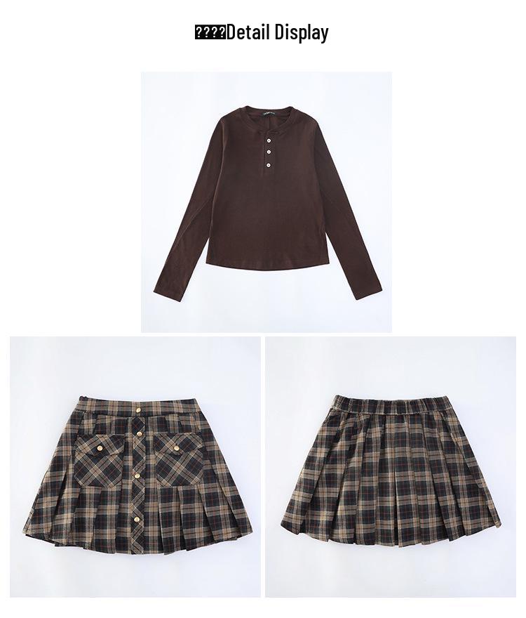 Модный женский облегающий комплект-двойка на весну и осень с короткой юбкой