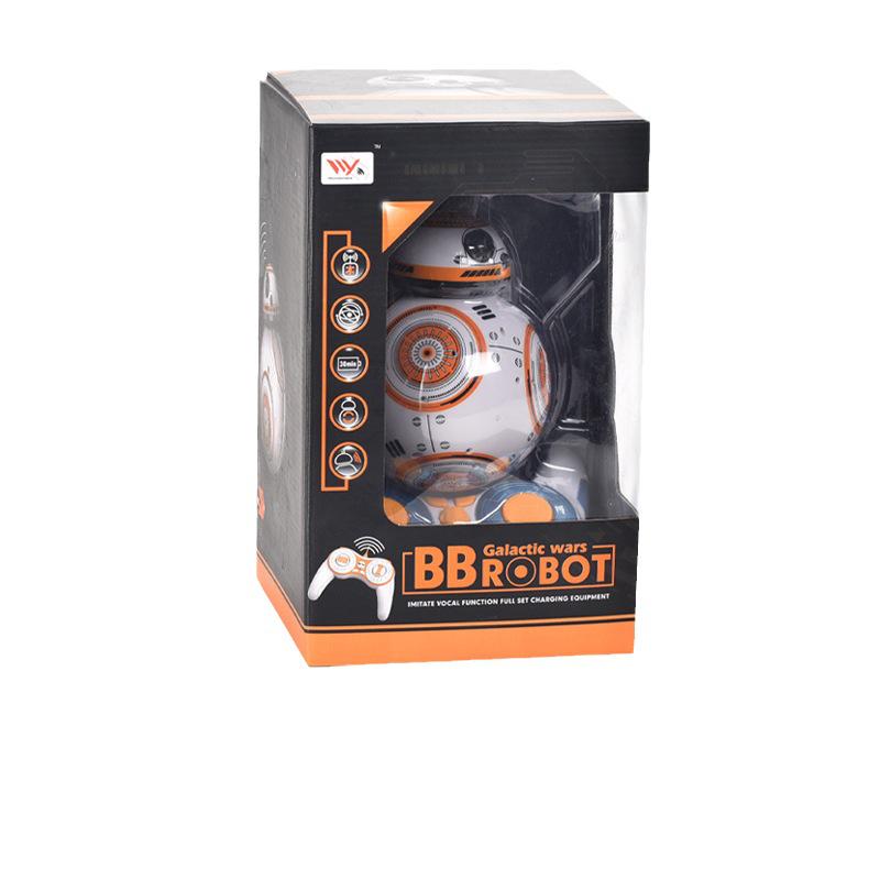 Planet Wars BB8 Intelligent Remote Control Robot Toy with Rotating Light & Music