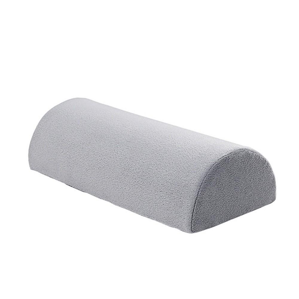 Half Cylinder Half Moon Bolster Pillow Removable Cover Semi-Roll Knee Pillow Home Use