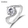Классическое кольцо Lindon из медного сплава с цирконием, женские ювелирные изделия, свадебный подарок для вечеринки