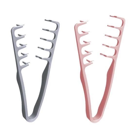 1/2/3 шт. Расческа для придания объема и текстуры волосам, с широкими зубьями, для укладки пышных волос, инструмент для приподнятия корней и придания объема, женский/мужской, аксессуар для ухода за челкой и пробором