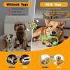 5 Pack Dog Rope Toys, Interactive Tough Chew Toys for Small and Medium Dogs, Clean Teeth and Relieve Boredom, Tug of War, Aggressive Chewers, Cotton R