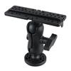 Morisho Fish Finder Mount Fish Finder Holder Kayak Boat Fishing Stand Mounting Arm Base Fixed Ball Stay 1 Piece Single Item