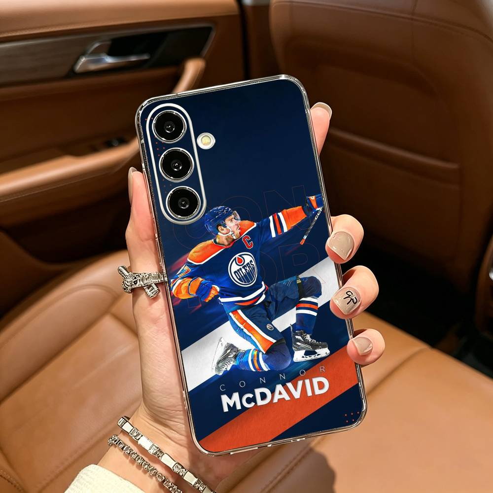 Прозрачный чехол для телефона C-Connor McDavid 97 для Samsung Galaxy A71, A70, A52, A51, A40, A30