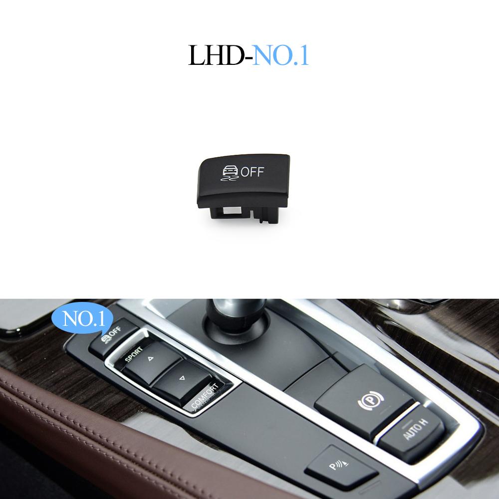 Car Console Antislip Switch Sport Buttons Radar Sensor Button Cover For BMW 5 6 X3 X4 Series F10 F11 F06 F12 F25 F26 61319267890
