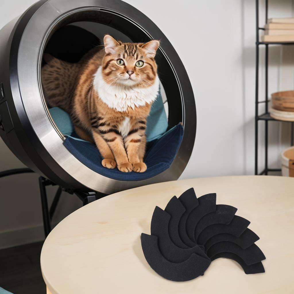8 шт./10 шт. Фильтры с активированным углем Для Litter Robot 4 Угольный фильтр Дезодорирующий хлопок Для Инструментов для уборки дома Часть