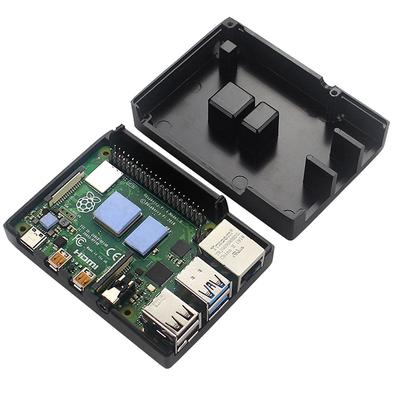 Для Geeekpi Raspberry Pi 4 Cnc алюминиевый корпус с вентилятором радиаторы для Pi 4B