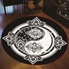 Witchcraft Printed Round Carpet For Living Room Rug Large Area Rugs Bedroom Carpet Mystery Home Decoration Washable Floor Mat