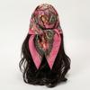 High-Quality 70cm Square Fashion Scarf Women Floral Cotton Bandanas Lady Scarves HIjab Headband Accessories Handkerchief Hair