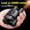 Binoculars Zoom Hd Telescope Powerful Folding Long Range 50000m With Low Light Night Vision