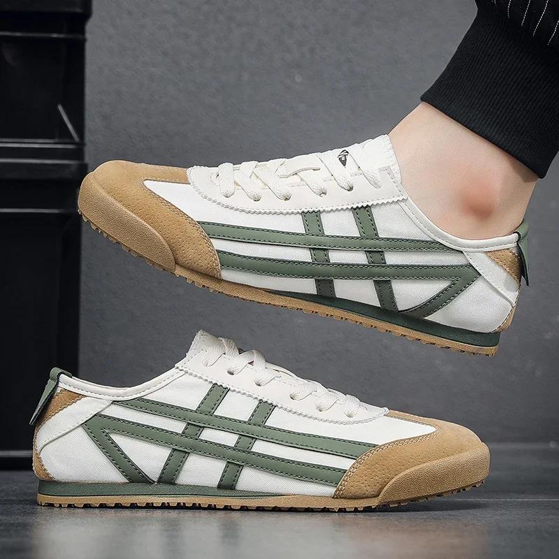 Обувь для мужчин, дышащая спортивная обувь на шнуровке с плоской подошвой, мягкая подошва, прогулочная обувь, классические кроссовки Forrest Gump для бега