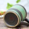 Стильная кофейная кружка Waza no Kura, кружка из керамики Кутани с золотым узором арабской вязи и зеленым керамическим дизайном, Бренд высокого качества, Сделано в Японии, Идеально подходит как