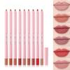 Карандаш для губ Водостойкая матовая матовая бобовая паста Color Hook Line Lip Lipstick Pen Пена-карандаш Не выцветает Карандаш для губ