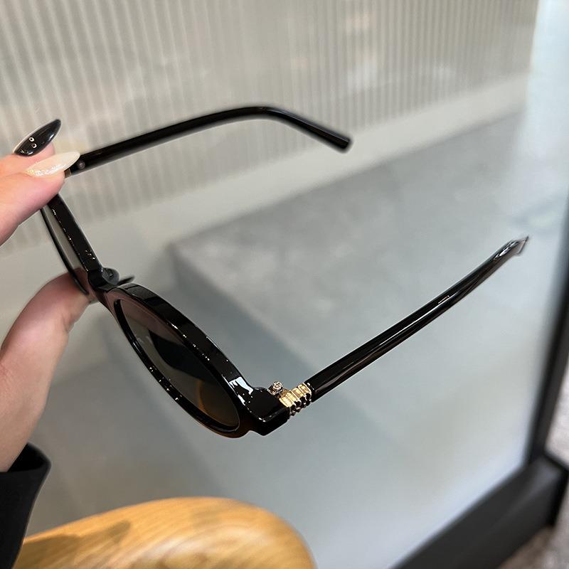 4 шт. Модные корейские милые крутые пикантные солнцезащитные очки для девушек для женщин и мужчин Ретро овальные модные очки