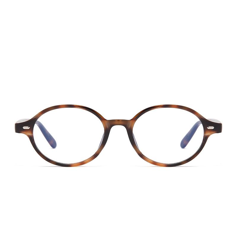 Анти-синие плоские очки ретро черепаховые очки ботаники оправа овальная маленькая оправа солнцезащитные очки женские