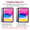 Keyboard Case For iPad 10th Gen 2022 10.9inch,Detachable Bluetooth Keyboard Cover For iPad 11 11inch A16 2025 With Pencil Holder