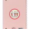 Sanrio HANAMARU OBAKE B6 Ring Notebook ( Pastel Sweets Pop Pink ) Japan NEW
